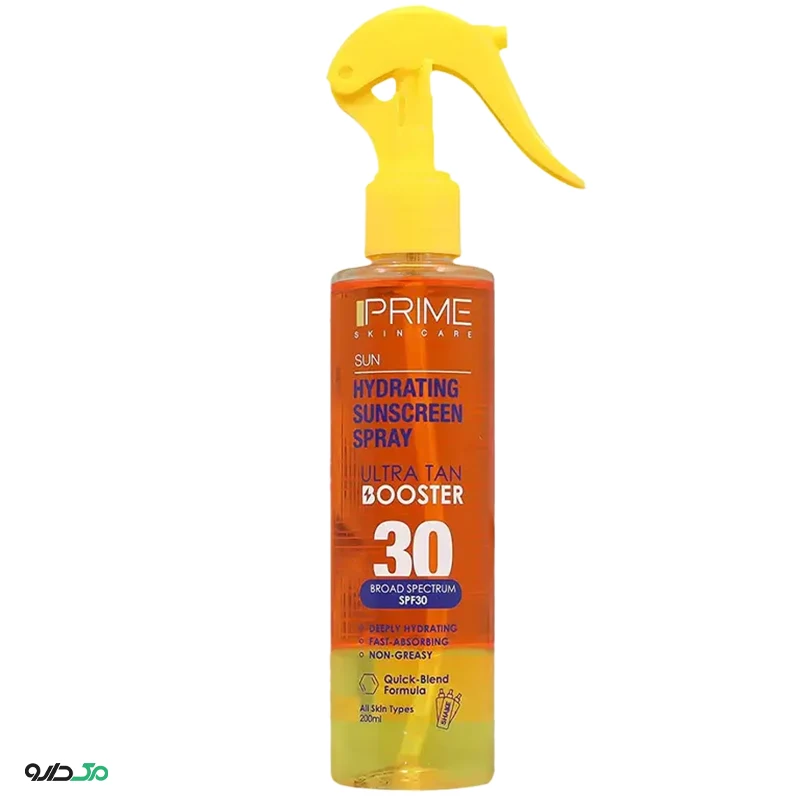 اسپری ضدآفتاب آبرسان دو فاز پریم SPF30